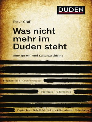 cover image of Was nicht mehr im Duden steht